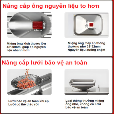 Máy ép dầu thực vật Nóng và Lạnh. Thương hiệu Anh Quốc AOSIDA cao cấp WF-J168 - Hàng chính hãng