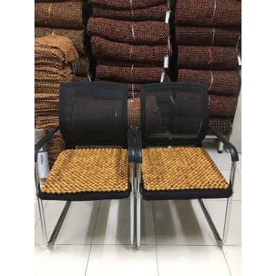 Lót ghế văn phòng hạt gỗ Pơ Mu cao cấp - 45cm x 45cm ( hình thật )