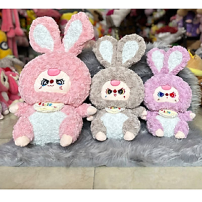 Thú nhồi bông baby three thỏ thị trấn đáng yêu - Size từ 40 đến 65cm - Quà tặng gấu bông bb3 êm mịn cho bé.