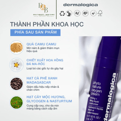 Kem Dưỡng cho da trẻ hơn 4 năm PHYTO NATURE OXYGEN CREAM của Dermalogica - Dolly Beauty
