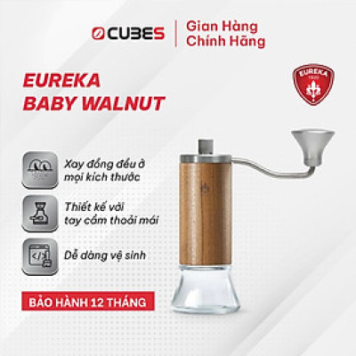 Cối xay cà phê cầm tay Eureka Baby Walnut - Hàng chính hãng