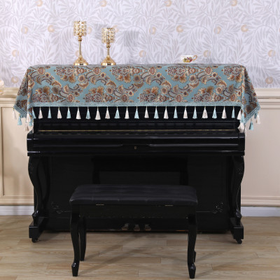 Khăn phủ đàn piano cơ đàn piano điện tử 88 phím phong cách Châu Âu cổ điển sang trọng chống bụi chống xước