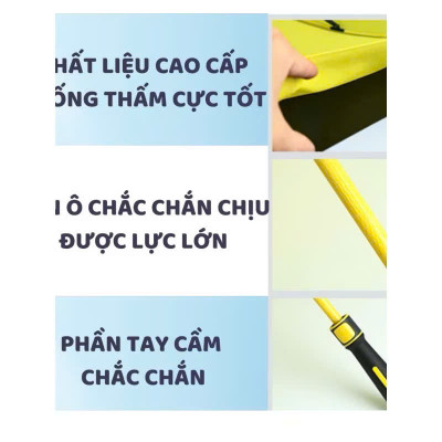 Dù Che Nắng Mưa, Ô Che Nắng Chống Tia UV Cỡ Lớn 2 Lớp Nan To, Dù Cán Dài Chống Gỉ Tự Động - HÀNG CHÍNH HÃNG MINIIN