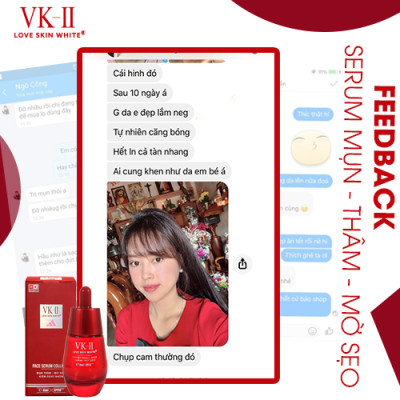 Serum Ngừa Mụn - Thâm - Mờ Sẹo - Kiểm Soát Nhờn VK II ( 15ml/35ml )