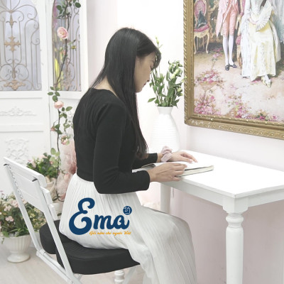 Nệm ngồi văn phòng chống thâm mông, xệ mông, đau xương cụt Ema cho dân văn phòng, lái xe, sinh viên, học sinh