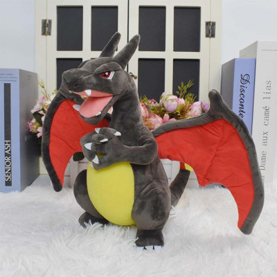 Gấu bông pokemon rồng lửa Charizard đen khớp bẻ tạo kiểu siêu ngầu (25cm) nguyên tem nguyên tag xịn mịn đẹp hàng cao cấp, an toàn cho trẻ nhỏ