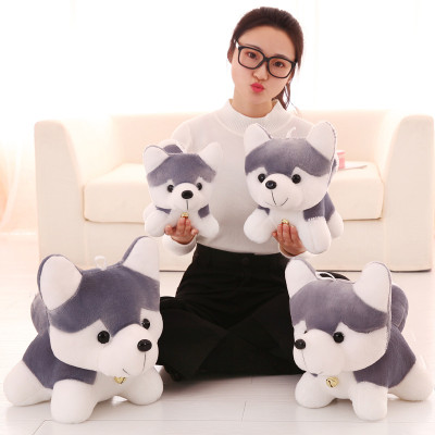  Gấu bông chó Husky đeo chuông dễ thương siêu mềm siêu cưng (20cm--->50 cm) Gối ôm chó husky đáng yêu hàng xịn cao cấp an toàn cho trẻ nhỏ