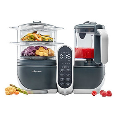 MÁY XAY HẤP ĐA NĂNG NUTRIBABY 5IN1 PLUS BABYMOOV BM14878 Hàng chính hãng