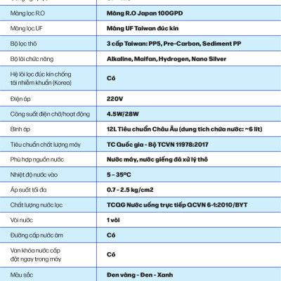 Máy Lọc Nước ROBOT Classy Pro 339WK-UR Tích Hợp Chức Năng Lọc R.O + UF 5 Bộ Vi Mạch LCD Đa Năng - Hàng Chính Hãng