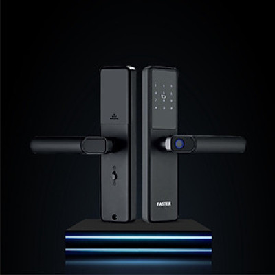 Khóa vân tay FSID 30KBL FASTER mở bằng sinh trắc học, app điều khiển, thẻ từ, mật mã Hàng chính hãng