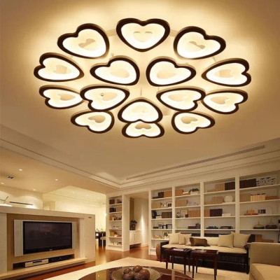 Đèn LED Mâm Ốp Trần MN049 , LED tô điểm Phòng Khách, Đèn ốp trần phòng nghỉ - 3 cơ chế Sáng DT