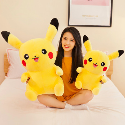 Gấu bông Pikachu ngồi vui vẻ siêu mềm siêu cute cho bé yêu (20cm--->40cm) hàng việt nam cao cấp, an toàn cho trẻ nhỏ