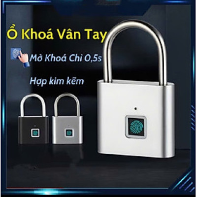 Ổ khóa cảm ứng vân tay mỗi khi ra ngoài không lo quên chìa khóa nữa 