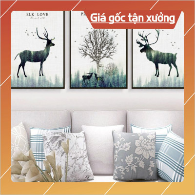 Bộ tranh treo tường phong thủy trang trí nội thất đẹp và giá rẻ,thuận buồm xuôi gió