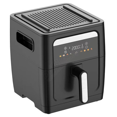 Nồi Chiên Không Dầu Kèm Vỉ Nướng 2-in-1 Mishio MK407: Nâng Tầm Món Ngon, Tiện Lợi Vượt Trội - hàng chính hãng