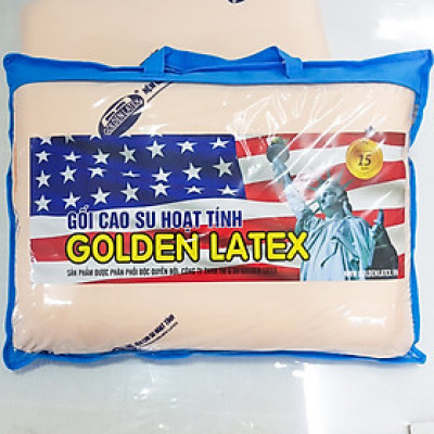GỐI NẰM CAO SU HOẠT TÍNH GOLDEN LATEX