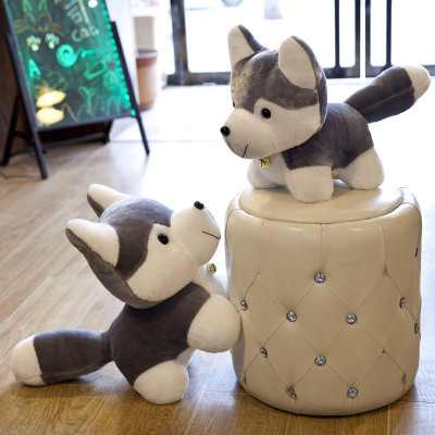  Gấu bông chó Husky đeo chuông dễ thương siêu mềm siêu cưng (20cm--->50 cm) Gối ôm chó husky đáng yêu hàng xịn cao cấp an toàn cho trẻ nhỏ