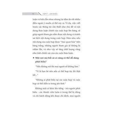 Họp Ít - Làm Nhiều