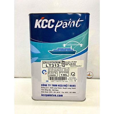 Sơn Alkyd KCC LT313 Base A màu Trắng RAL 9010 _18L