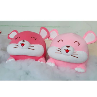 Thú nhồi bông chuột hamster đang yêu - Size từ 50cm đến 90cm - Quà tặng gấu bông chuột hamster làm gối ôm êm mịn cho bé.