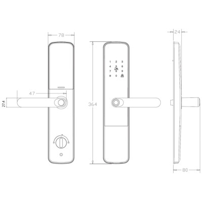 Khóa vân tay Krass K550