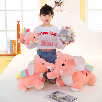 Gấu Bông Voi Cánh Tiên Lưng Tim Dễ Thương Siêu Mềm Mịn (25cm--->40cm) Vải Miniso 4 Chiều Mềm Mại Êm Ái, Hàng Cao Cấp