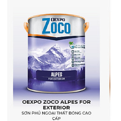 OEXPO ZOCO ALPES FOR EXTERIOR – SƠN PHỦ NGOẠI THẤT BÓNG CAO CẤP- OZ80140