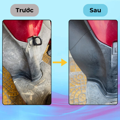 Bình Xịt Phục Hồi Nhựa Nhám, Dưỡng Bóng Làm Mới Nhựa Không Màu O’Tech BX-12 (450ml) Plastic Polish - Hàng Chính Hãng