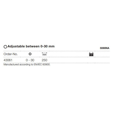 Mỏ lếch 250mm Wiha 43061