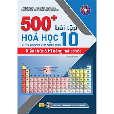 Sách - 500 Bài Tập Hoá Học 10 (Theo chương trình GDPT mới)