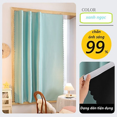 Rèm cửa sổ dán tường,rèm cửa sổ chống nắng, rèm phòng ngủ không cần khoan đục, tặng kèm miếng dán và dây buộc rèm