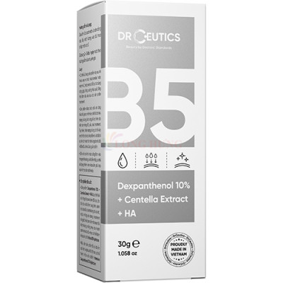 Tinh chất DrCeutics Dexpanthenol 10% + Centella Extract + HA giúp cấp ẩm dành cho da thường và da khô (30g) - Hàng chính hãng
