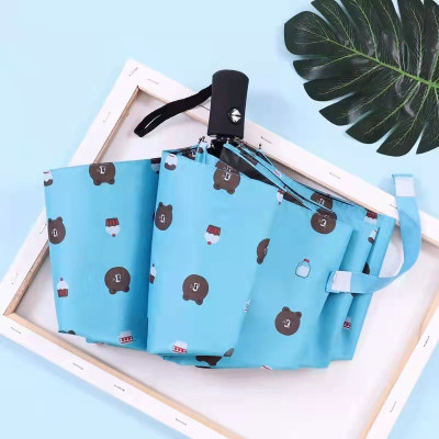 Dù đi mưa , che nắng vải dù gấp gọn ,chống thấm nước ,chống tia UV , trẻ trung , hiện đại  hình gấu dễ thương cute nhiều màu nhỏ gọn dễ dàng mang theo mọi nơi 