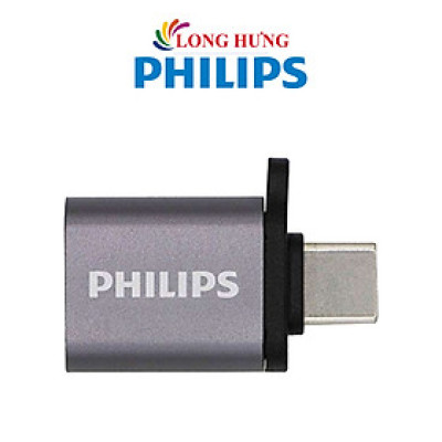 Cổng chuyển đổi Philips USB-C to USB 3.0 Female Adapter SWA3080 - Hàng chính hãng