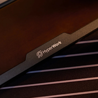 Kê Tay Hyperwork Hybrid - Gỗ óc chó và nhôm - Feet chống trượt  - Hàng Chính Hãng