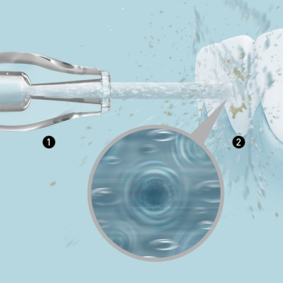 Máy Tăm Nước Gia Đình Panasonic EW1613 đi kèm đầu phun chỉnh nha và công nghệ siêu âm - Hàng Chính Hãng