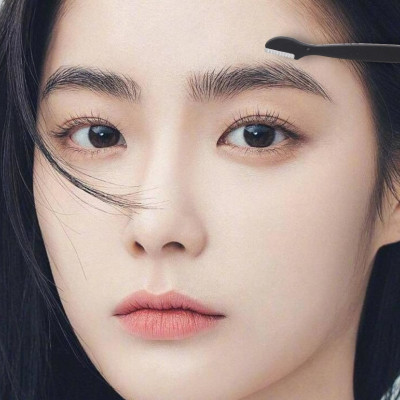 Dao Cạo Lông Mày Kai Groom 38531 - HC1161 Màu Đen (Set 3 Cây)