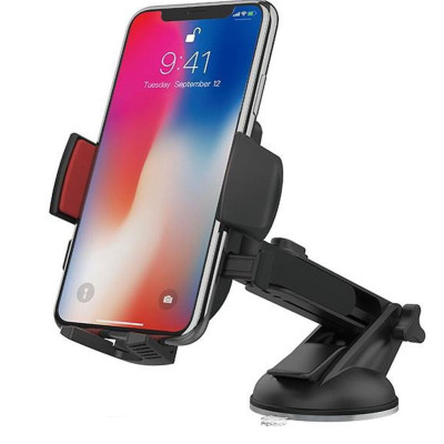 Giá Đỡ Điện Thoại Thông Minh Hoco CAD01 Hít xe hơi xoay 350 độ Hàng Chính Hãng 