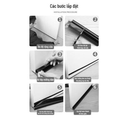 Mút Xốp vỏ da PU chặn mất nhiệt điều hòa dán chân cửa cách âm chống ồn ngăn côn trùng dài 93cm