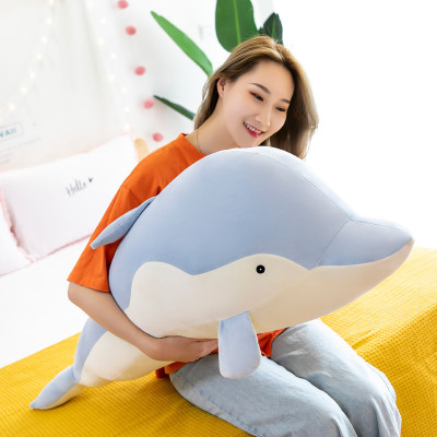 Thú bông cá heo dễ thương, cá voi mềm mịn cute (30cm--->70cm) Gối ôm cá heo đáng yêu, cá voi cao cấp hàng xịn loại 1, an toàn cho trẻ nhỏ