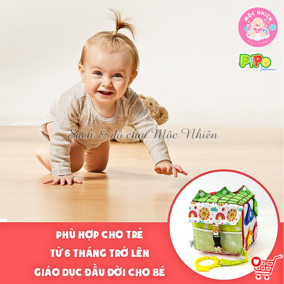 Đồ Chơi Vải - Bộ Hình Khối Luyện Kỹ Năng Cho Bé Từ 6 Tháng - Pipo Vietnam