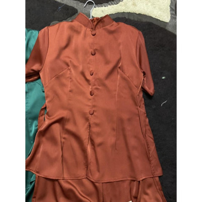 Đồ Lam Đi Chùa Lụa Nơ Cao Cấp có 3 màu