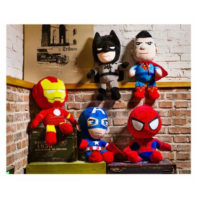Gấu bông cho bé siêu nhân, siêu anh hùng, người nhện, người dơi, người sắt, đội trưởng mỹ