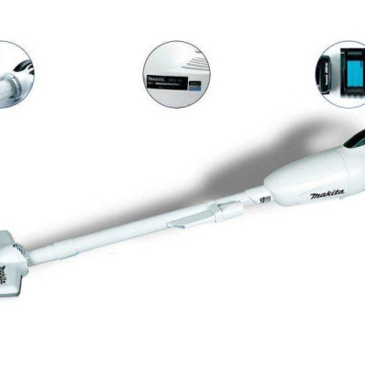 MÁY HÚT BỤI DÙNG PIN (HEPA/BL)(18V) 8.2 KPA MAKITA DCL281FRFW (01 ĐẾ SẠC NHANH 01 PIN 18V / 3.0AH) - HÀNG CHÍNH HÃNG