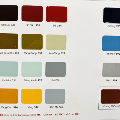 Sơn dầu Bạch Tuyết màu xanh lá mạ 653 3kg