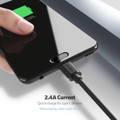 Ugreen UG30161US141TK 2M màu đen Dây USB 2.0 sang Type-C truyền dữ liệu và sạc - HÀNG CHÍNH HÃNG