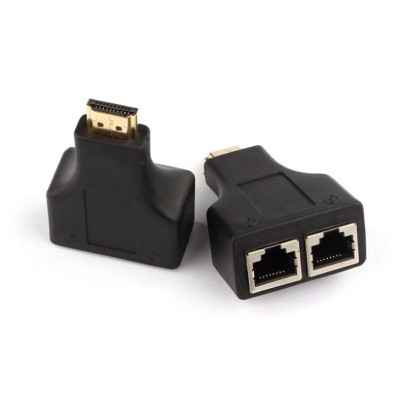 Bộ nối dài HDMI Extender 30m bằng dây lan RJ45 - Hàng Nhập Khẩu