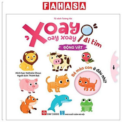 Sách - Xoay Xoay Xoay Đi Tìm - Động Vật - Bìa Cứng