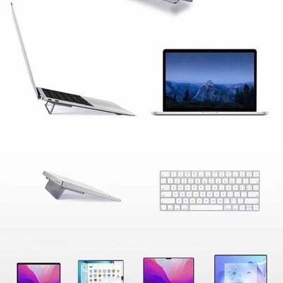 Chân đế máy tính xách tay Wiwu Laptop Stand S900 Phù hợp với máy tính xách tay 11,6 inch đến 17 inch, bền và chắc chắn - Hàng chính hãng
