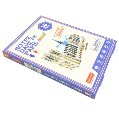 Mô Hình Giấy 3D Nhà Thờ Đức Bà Paris - Cubic Fun S3012H (39 Mảnh Ghép)